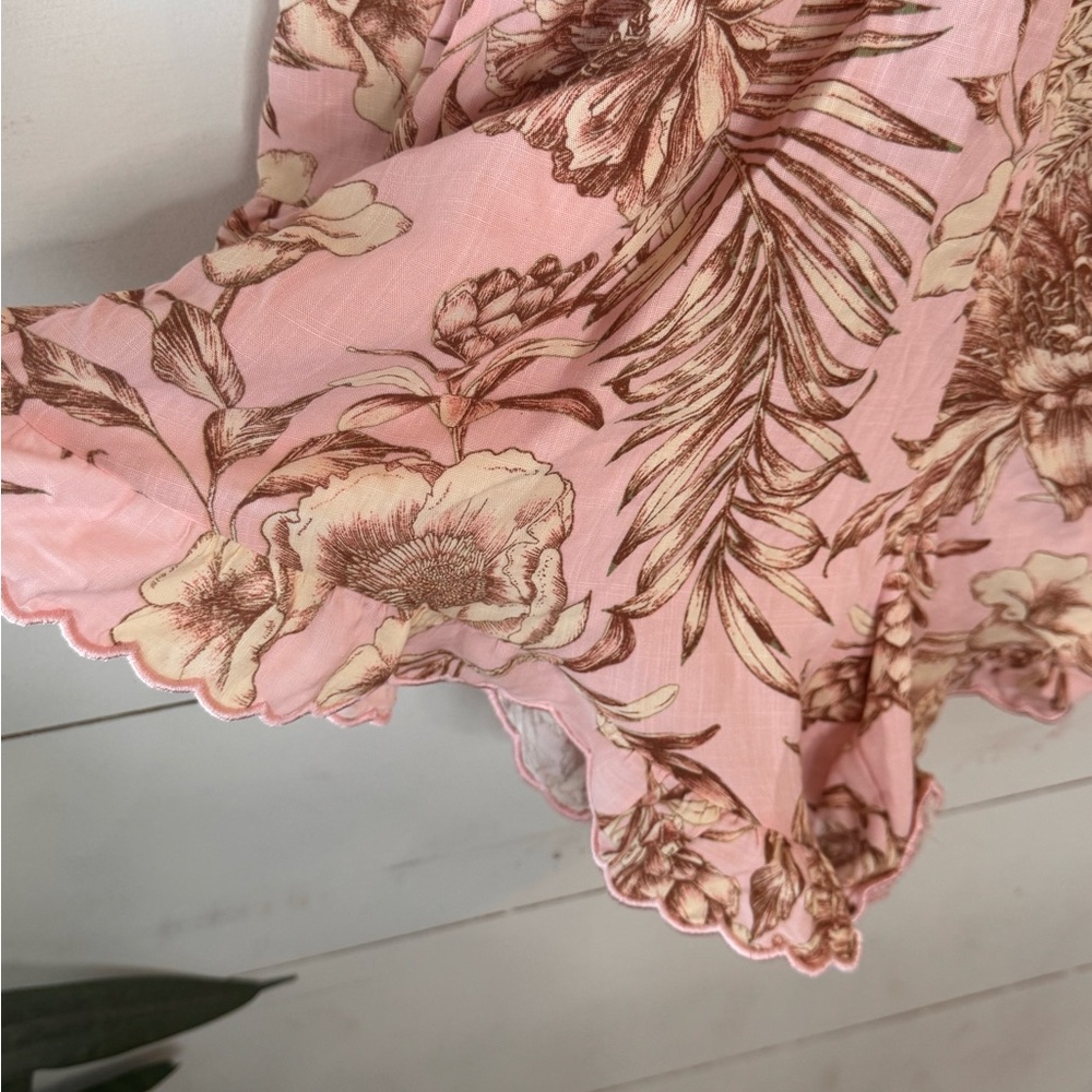 Aguabendita X Target Romantic Floral Print Flare Long Sleeve Romper Size Small - Picture 8 of 10